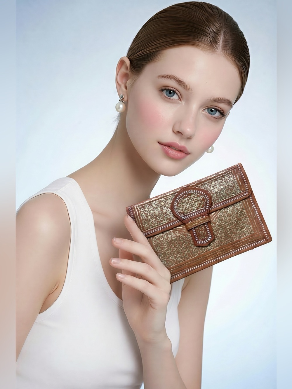 ✌️4 for $20✌️ Oversized flat leather wallet